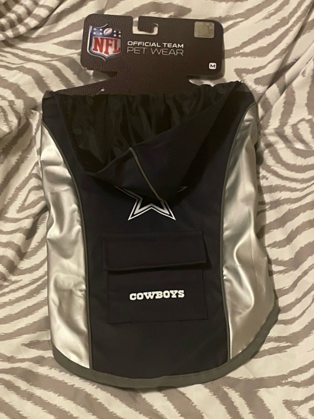 NFL Dallas Cowboys Dog Jacket Size: M